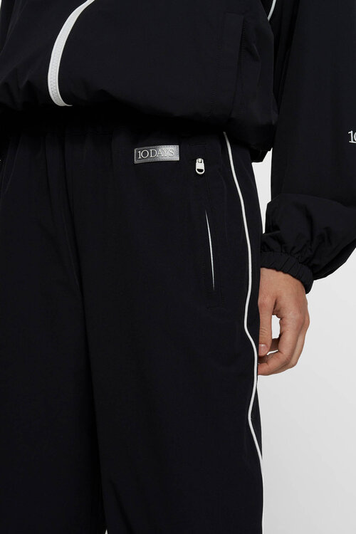 10Days zwart reissjack met capuchon
