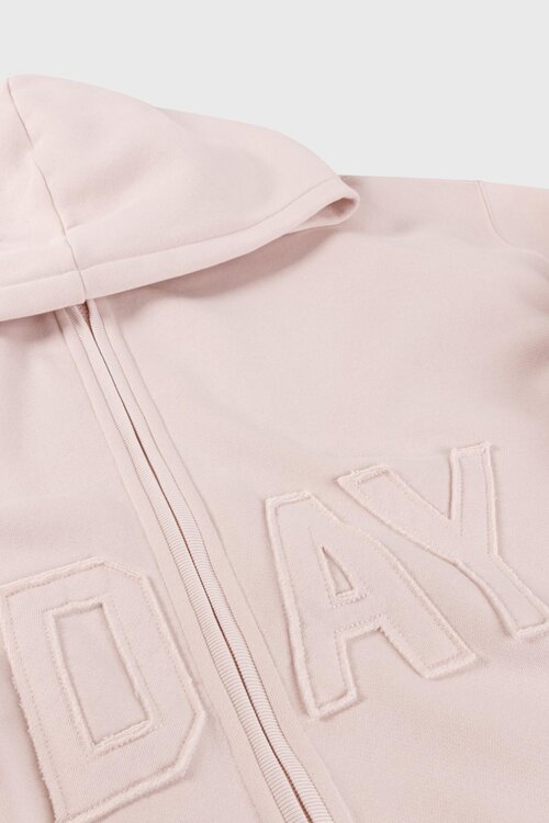 10Days Roze zip hoodie met statement design