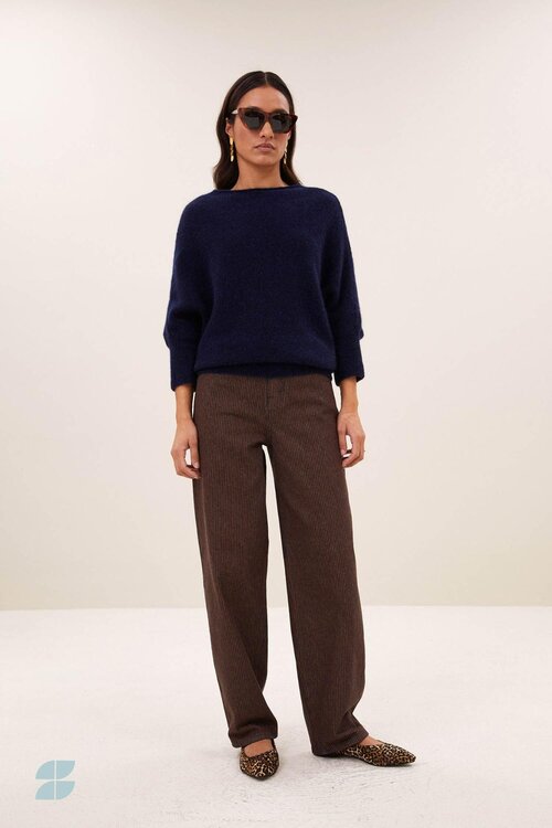 By Bar Lew Streep jeans in de kleur brons
