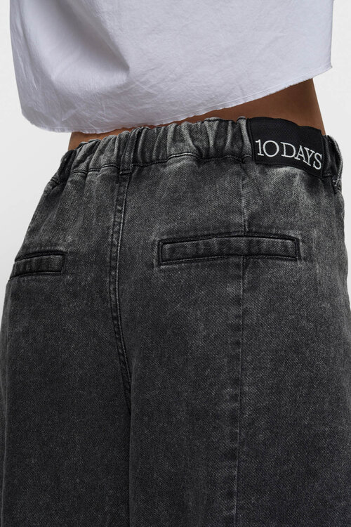 10Days Grijze Bar Pants Jog Denim