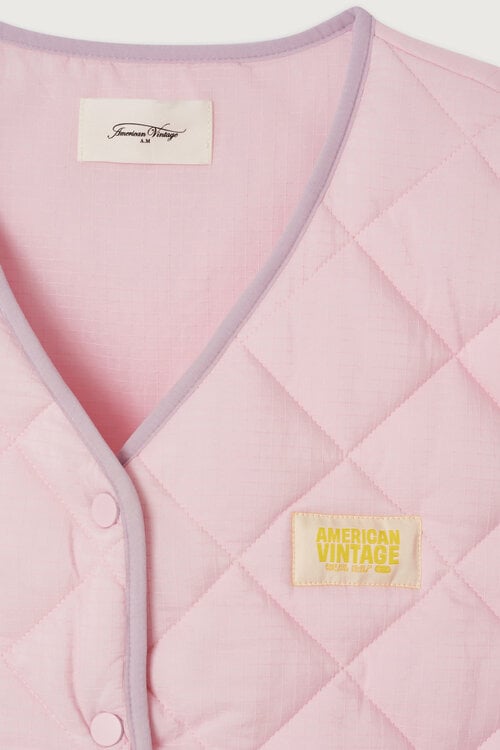 American Vintage Yupibam Vest Roze