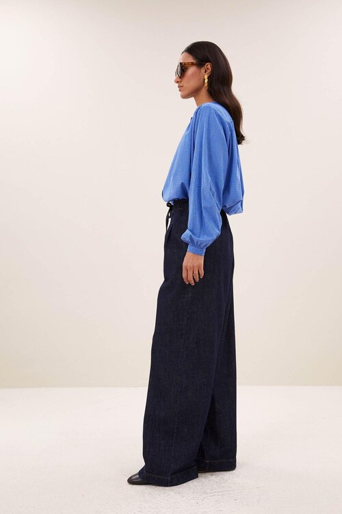 By Bar Jaxx wijde pijp jeans in Indigo