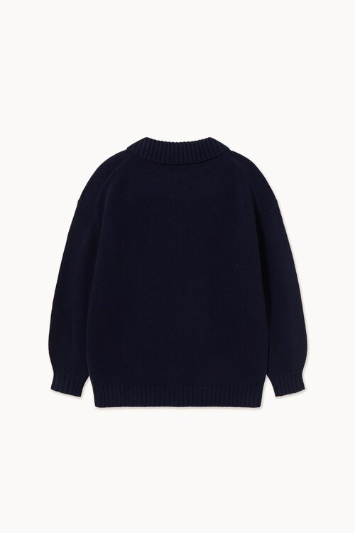 The Tiny Big Sister Oversized Indigo Vest van Roses
