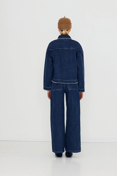 The Tiny Big Sister Jack horses denim in Indigo