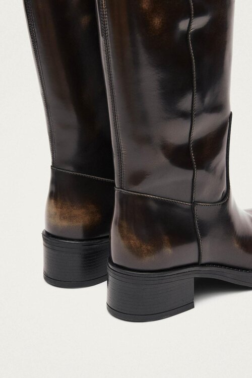ALOHAS Brown Sajan Vintage Leren Boots