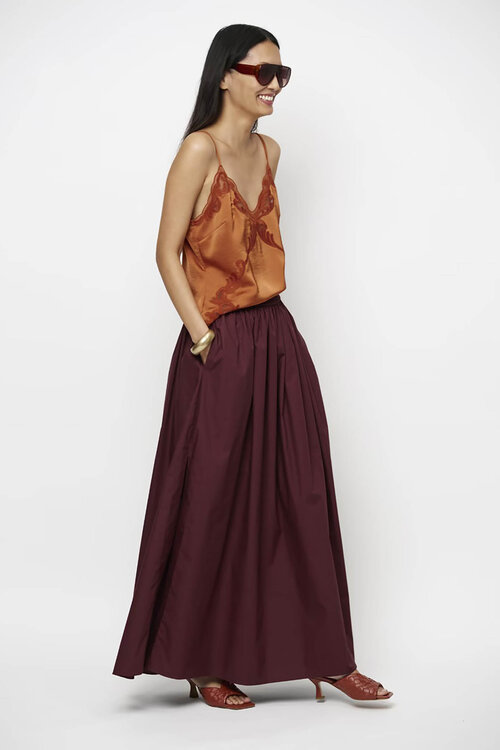 Dante 6 Lace top in oranje van Ligne