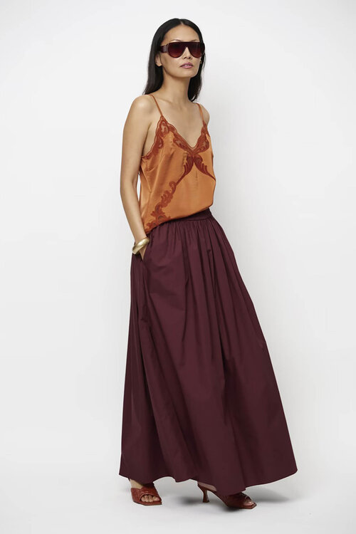 Dante 6 Lace top in oranje van Ligne