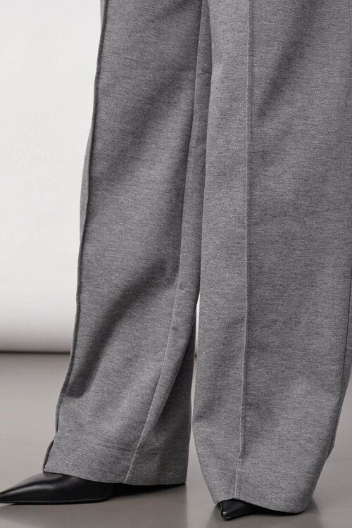Co'couture Grijze Lance Crease Joggingbroek