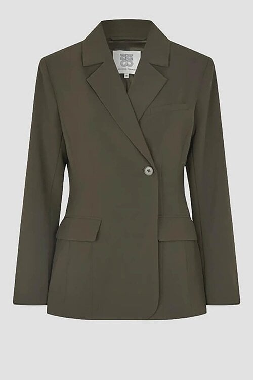 Second Female Fique aansluitende blazer