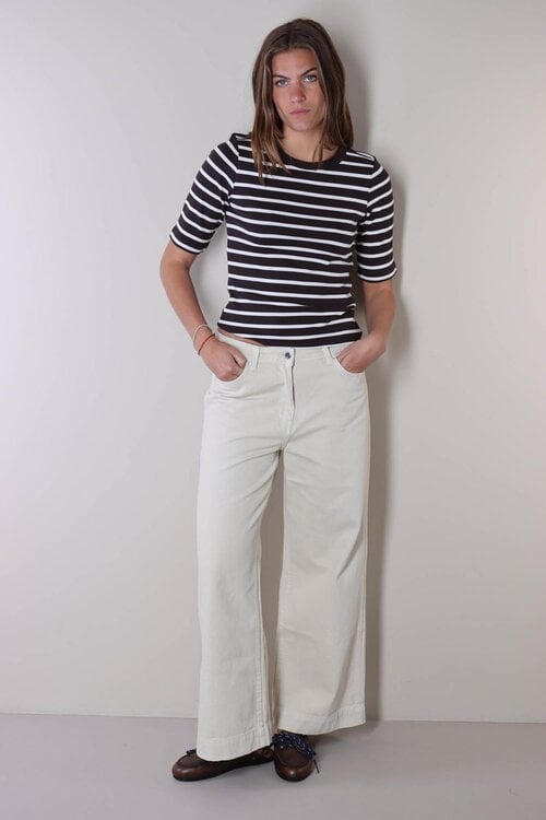 WITHBLACK Antonia jeans met wijde pijpen