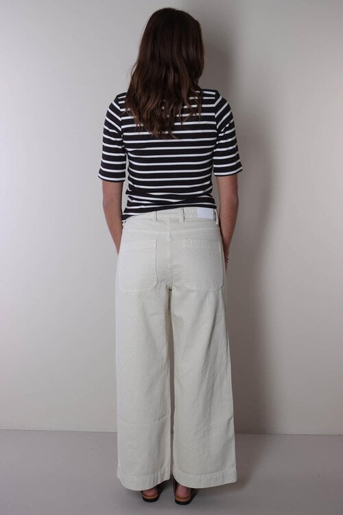 WITHBLACK Antonia jeans met wijde pijpen