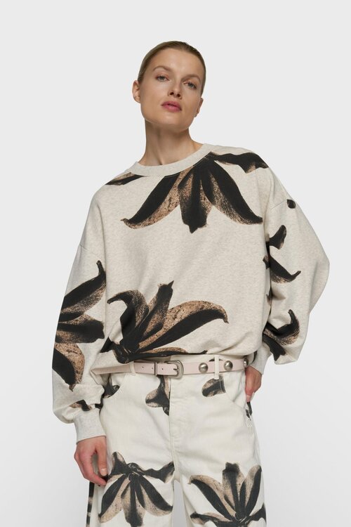 10Days flower sweater zacht wit