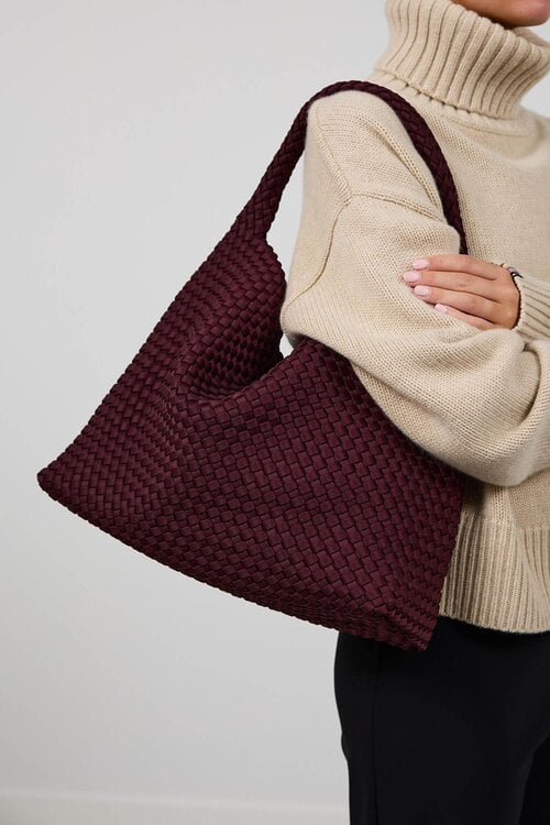 Marrea Tassen Bordo Rode Neopreen Tas