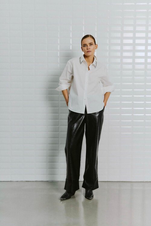 WITHBLACK Overhemdblouse