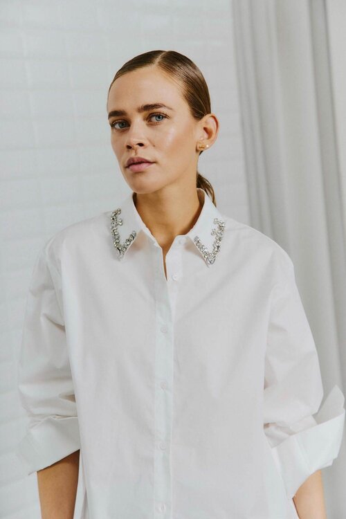WITHBLACK Overhemdblouse