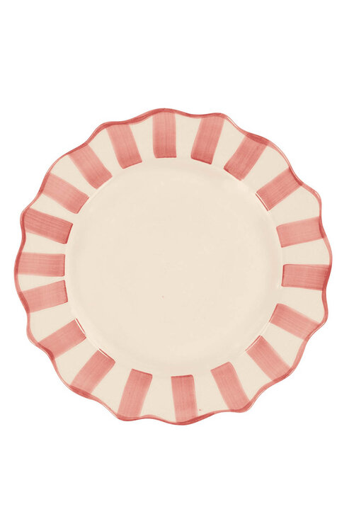 Anna & Nina Roze Scalloped Ontbijtbord