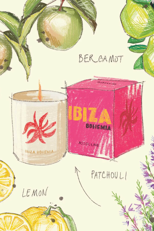 Assouline Ibiza Bohemia geurkaars