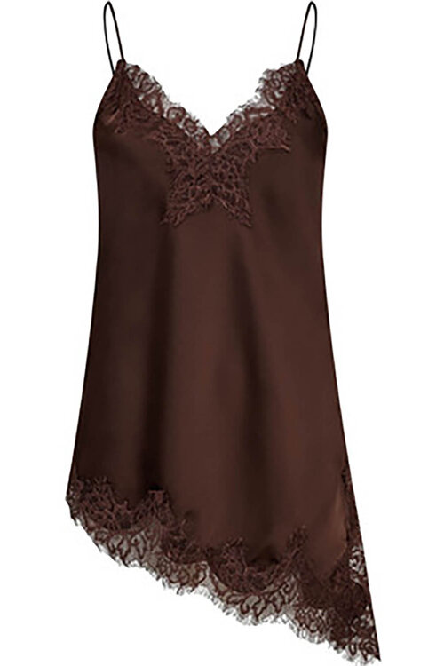 Haute L'Amitie Naomi Asym top in lingeriestijl