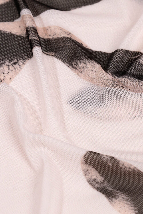 10Days flower mesh long sleeve powder