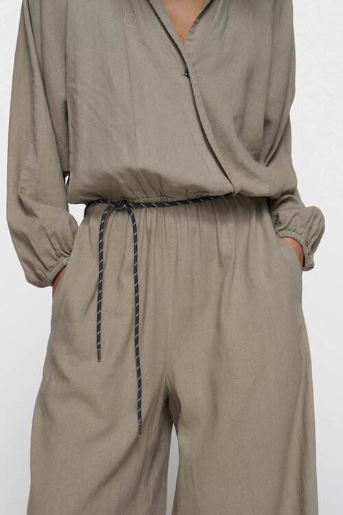 10Days katoen linnen jumpsuit fog