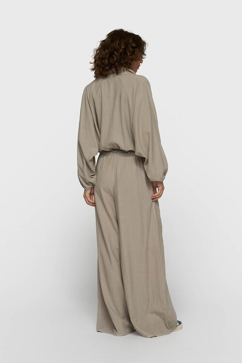 10Days katoen linnen jumpsuit fog