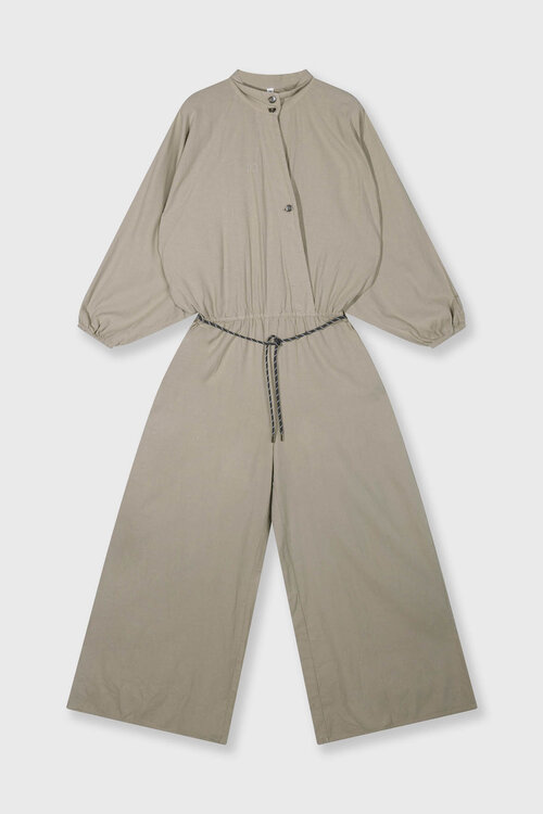 10Days katoen linnen jumpsuit fog