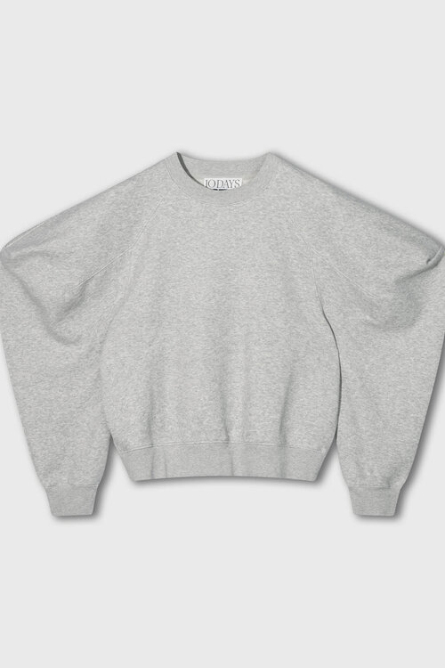 10Days sweater met pofmouwen van neoprene