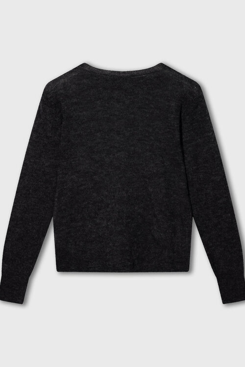 10Days antraciete slim fijngebreide sweater