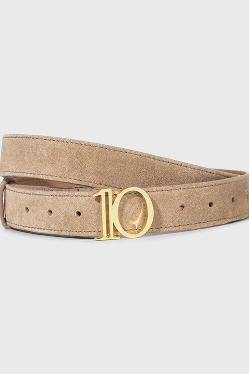 10Days suède monogram riem