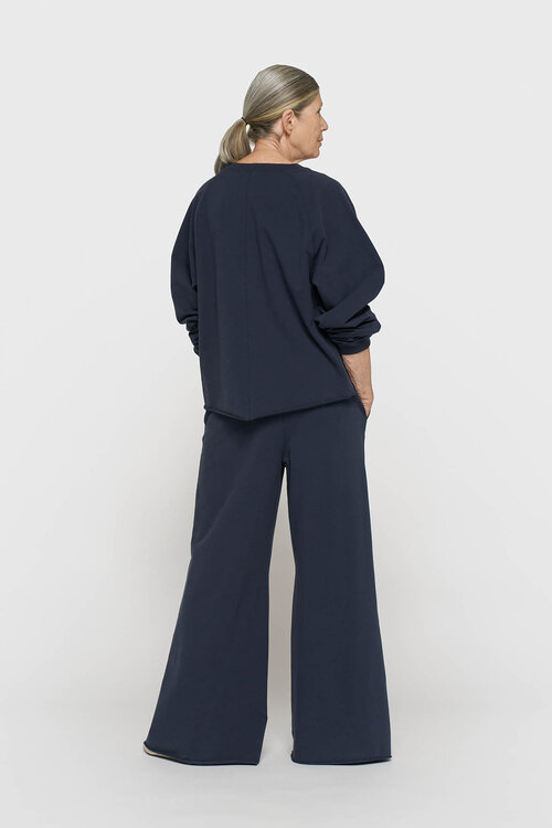 10Days silent chique joggingbroek met wijde pijpen