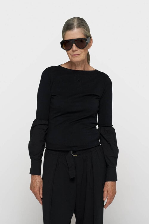 10Days zwarte long sleeve tee