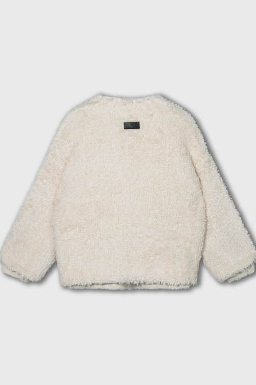 10Days ecru loop knit cardigan