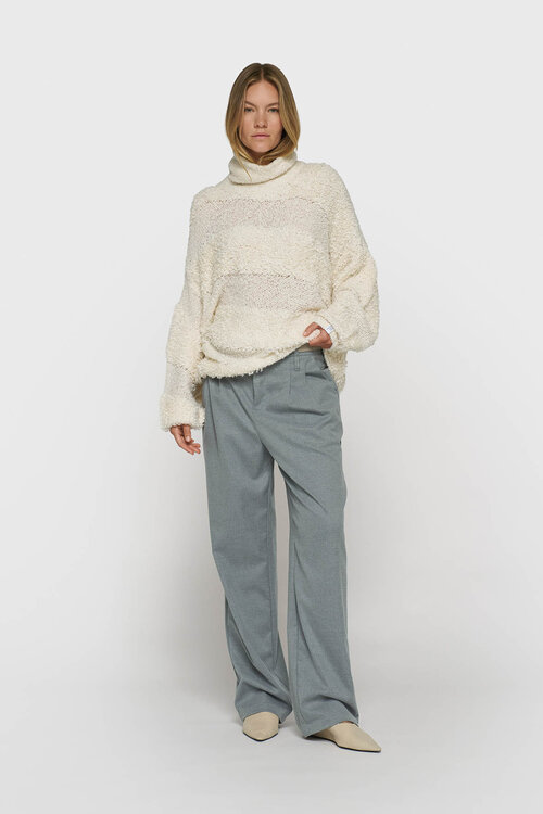 10Days loop knit pullover ecru
