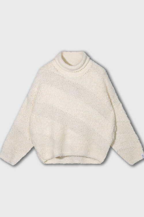 10Days loop knit pullover ecru