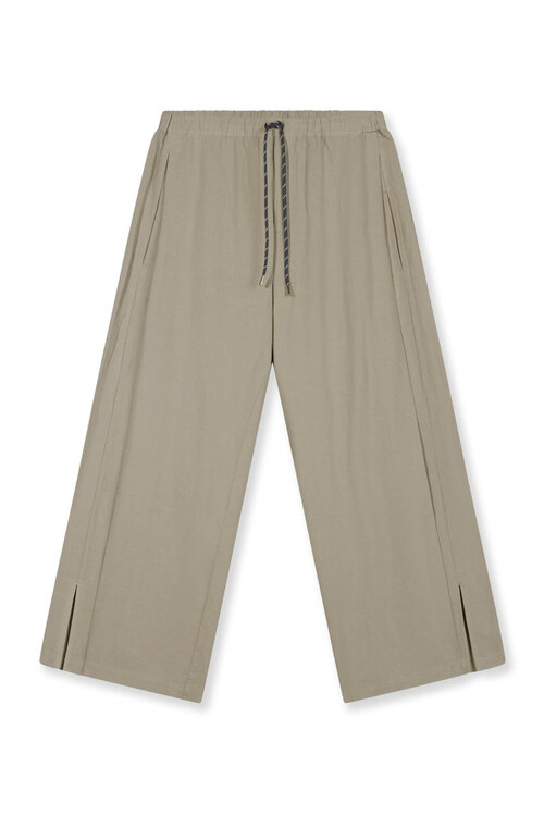 10Days linnen katoen broek met split fog