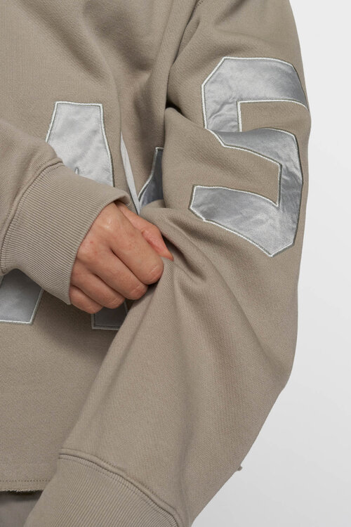 10Days logo statement hoodie fog