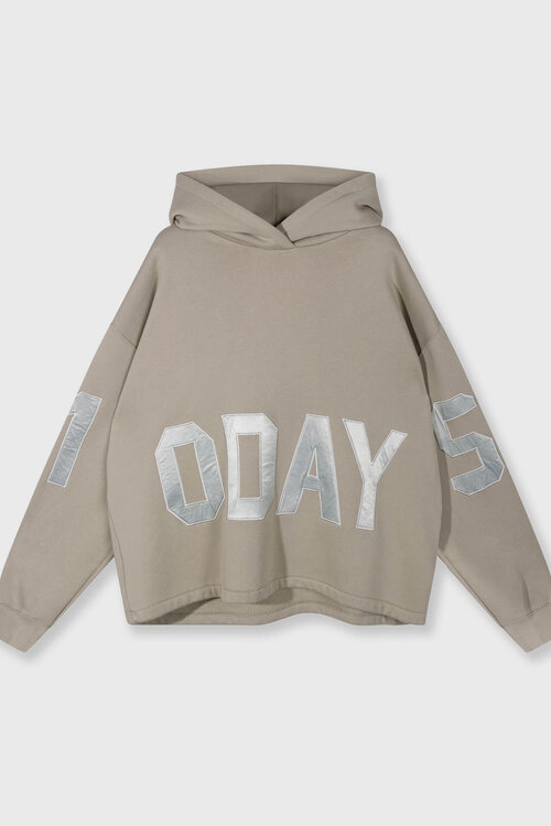 10Days logo statement hoodie fog