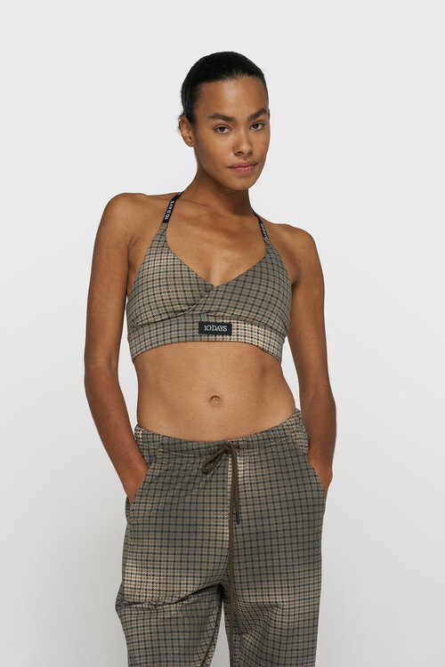 10Days geruite bar bra