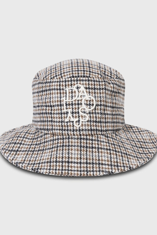 10Days geruite bucket hat van wolblend