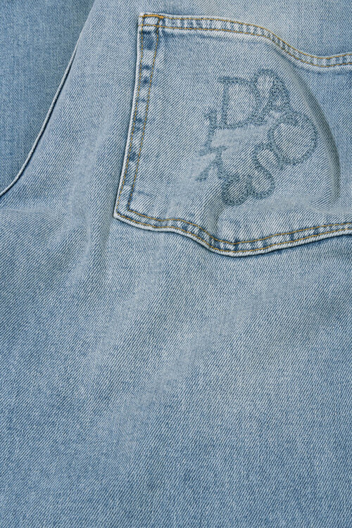 10Days blauwe straight leg denim broek