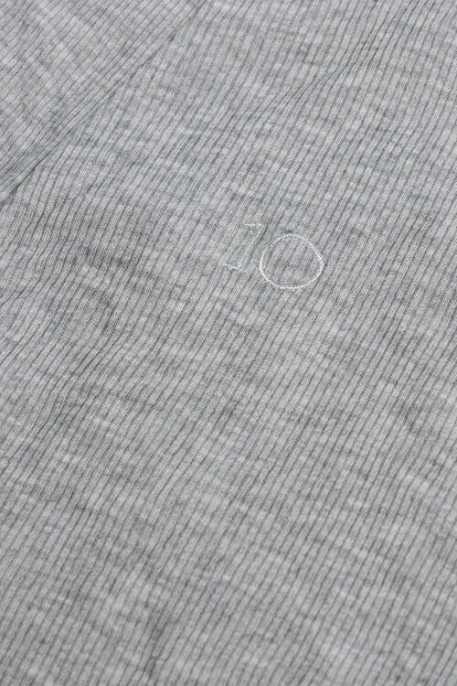 10Days zachte ribgebreide cardigan in grijs
