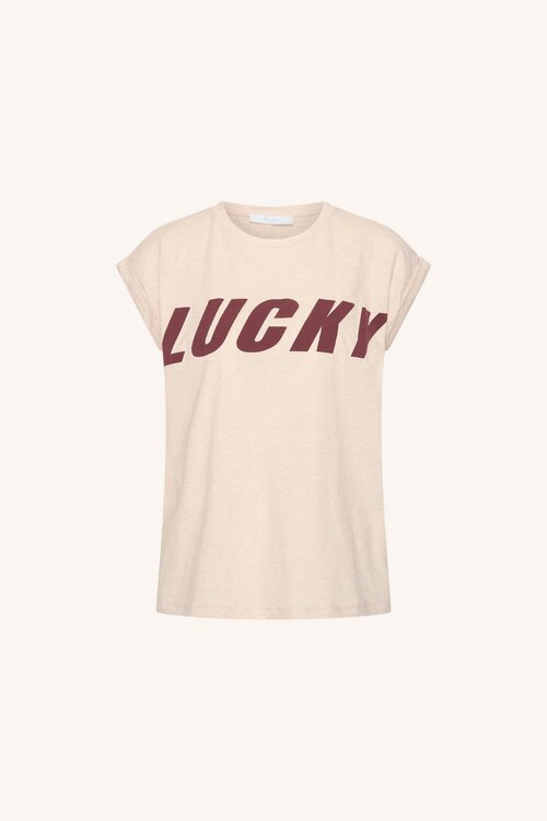 By Bar Tobi T-shirt in de kleur Champagne