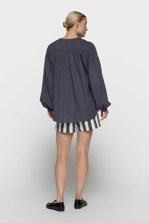 10Days Steel Blue luchtige blouse