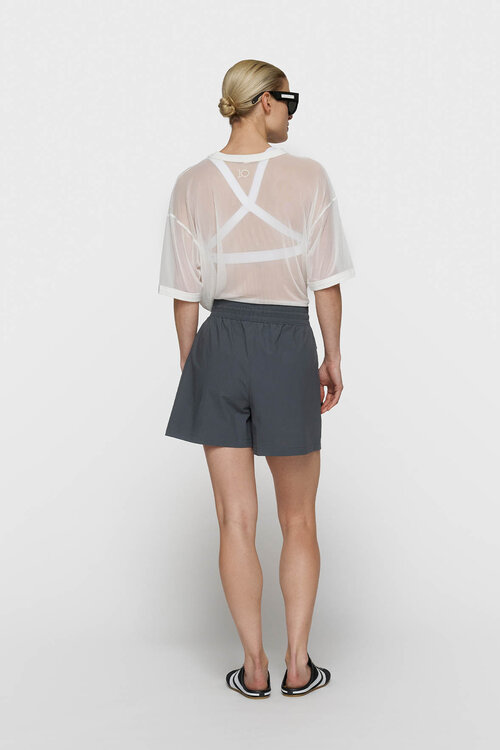 10Days Ecru mesh T-shirt