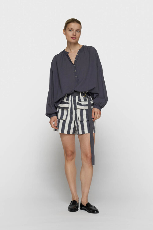 10Days Steel Blue luchtige blouse