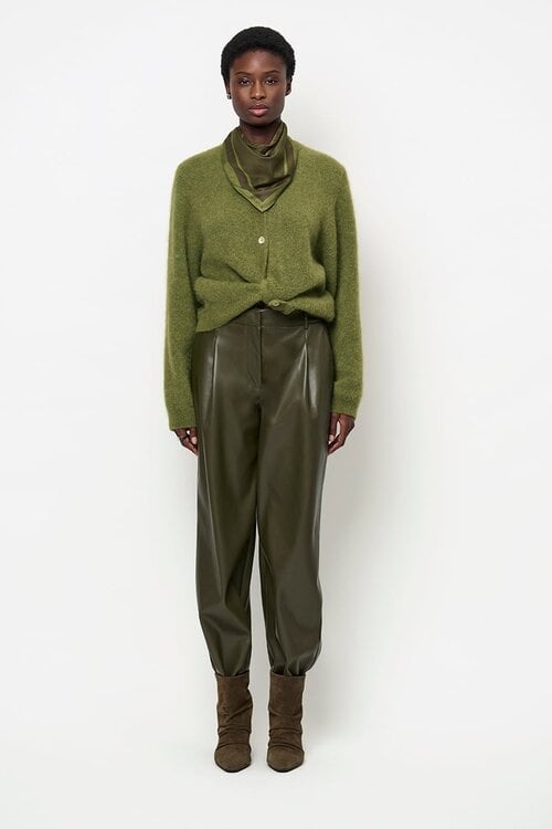 Dante 6 Minora faux leren barrel broek