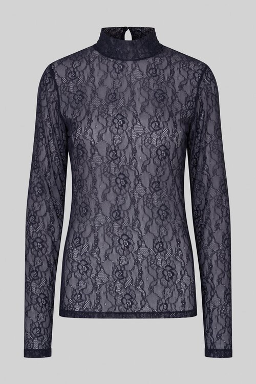 Second Female Blauw kanten shirt Luria
