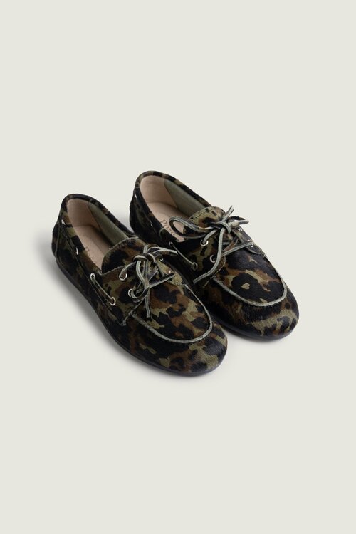 Posa Boat Loafer Camo kaki
