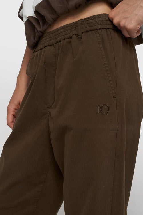 10Days easy pants twill in bruin