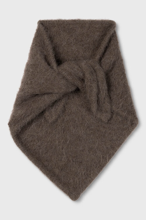 10Days bandana van hairy knit